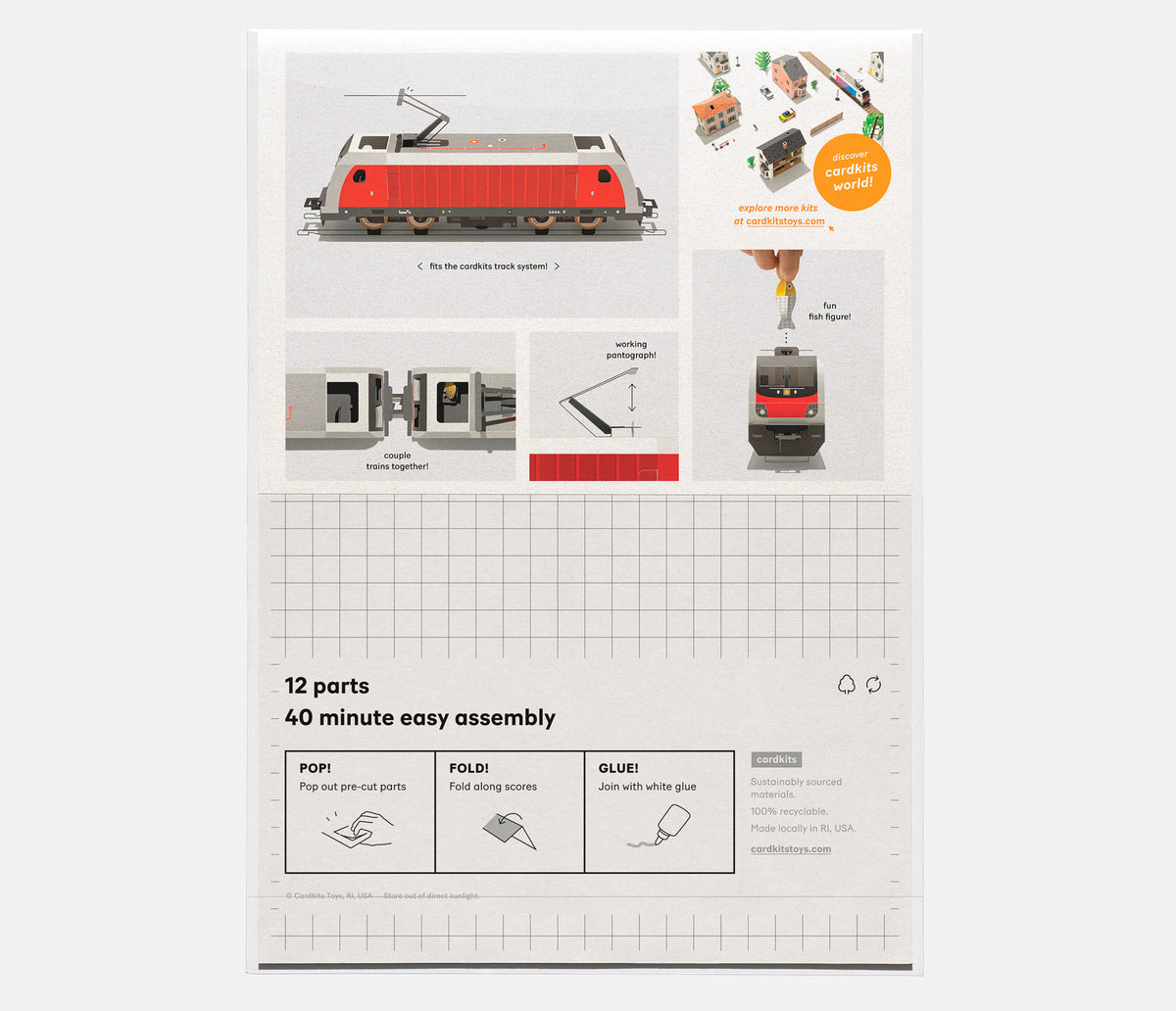 locomotive – Cardkits Toys